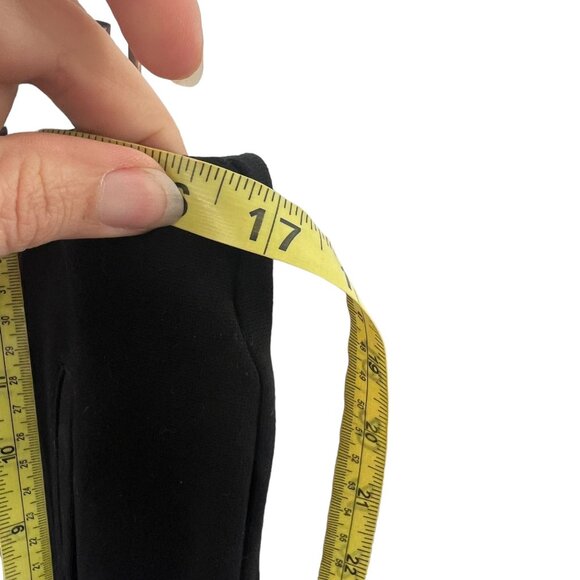 Chicos Black Mid Rise Pull On Straight Pants 1 Medium - Picture 11 of 12